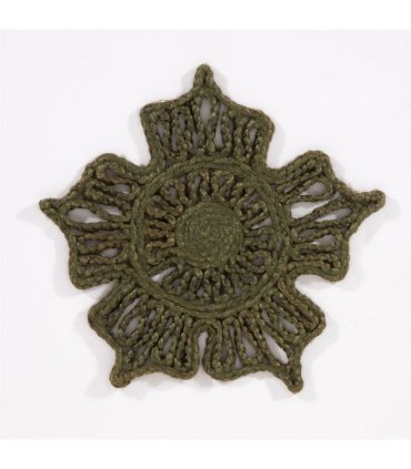 Severn Jute Star 36x36cm Olive Set of 2 Placemats