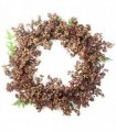55cm Artificial Hanging Black Berry Wreath