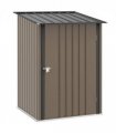 Outsunny 3.3ft x 3.4ft Outdoor Storage Shed Steel Garden Shed w/ Lockable Door