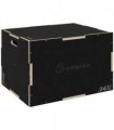 SPORTNOW 41/51/61cm Plyometric Jump Box, Wooden Plyo Box for Home Gym