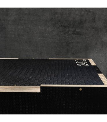 SPORTNOW 41/51/61cm Plyometric Jump Box, Wooden Plyo Box for Home Gym