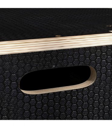 SPORTNOW 51/61/76cm Plyometric Jump Box, Wooden Plyo Box for Home Gym