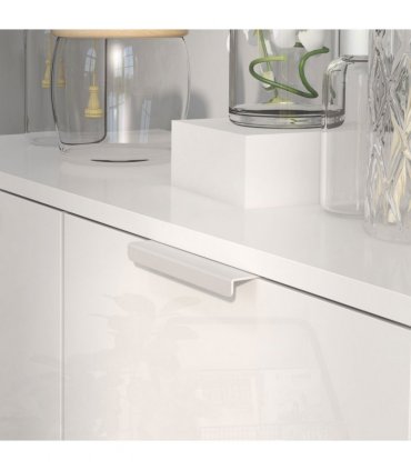 HOMCOM Shoe Storage Cabinet with Soft-Close Hinges & Adjust Shelves, High Gloss