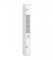 Kleankin Slim Bathroom Cabinet, Toilet Roll Storage w/ Open Shelves, White