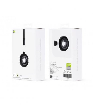 WYEWAVE High Quality Wireless Earbuds With Necklace Soft Touch True Wireless - Black