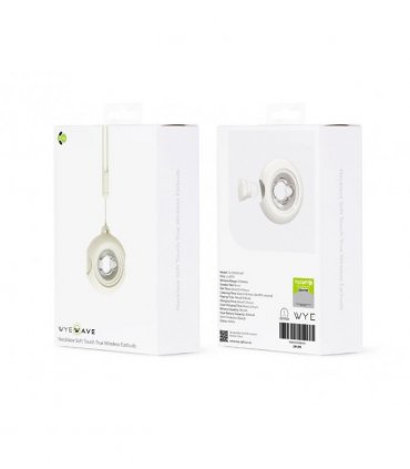 WYEWAVE High Quality Wireless Earbuds With Necklace Soft Touch True Wireless - Beige