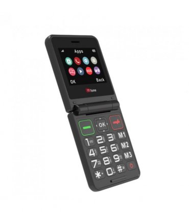 TTfone TT660 Flip Mobile Phone for Seniors - Folding Design, Big Buttons, Emergency Assistance, Long Battery Life with USB Cable EE Pay as you go