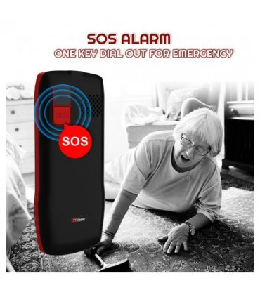 TTfone TT880 Easy-to-Use Mobile Phone for Seniors and Elderly - Large Button Phone with Emergency Assistance Button with USB Cable