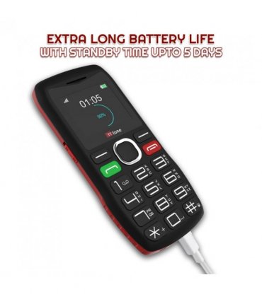 TTfone TT880 Easy-to-Use Mobile Phone for Seniors and Elderly - Large Button Phone with Emergency Assistance Button with USB Cable