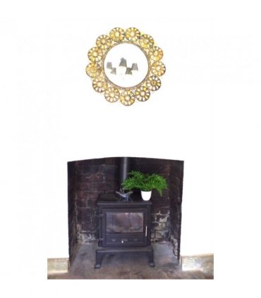 30cm Artificial Potted Lady Fern (Athyrium Filix-Femina)
