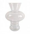 35cm Bubble Clear Glass Vase