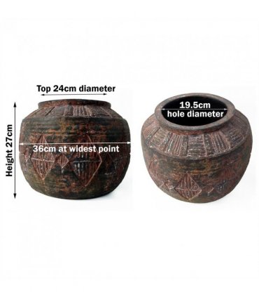 27cm x 36cm Aztec Diamond Large Planter