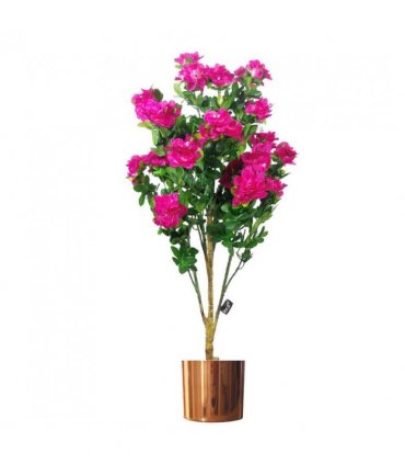 Metal Planter Plant Pot with Polished Copper Finish 20 x 18cm