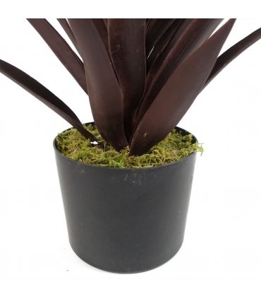 85cm Dark Red Yucca Plant Artificial