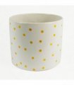 Gold Dot Planter Plant Pot 18 x 18 x 15cm