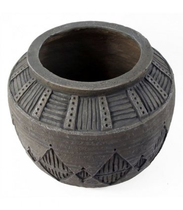26cm x 36cm Large Grey Gliese Diamond Planter