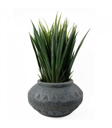 21cm x 40cm Large Grey Gliese Triangle Planter