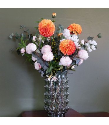 30cm Green Retro Bubble Vase