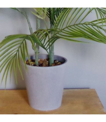 90cm Artificial Palm Tree Potted in Decorative Planter