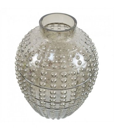 35cm Smoke Grey Bubble Vase
