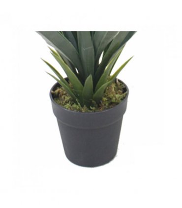 90cm Copper Planter with Artificial Yukka Plant
