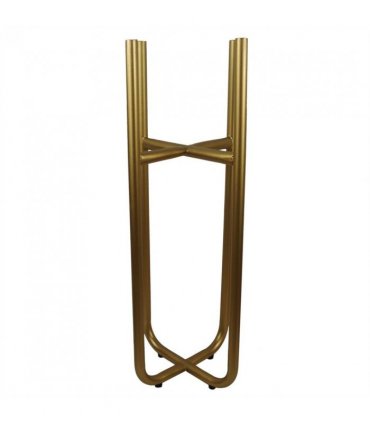 Tall Gold Stand with Gold Metal Planter 62cm x 18cm