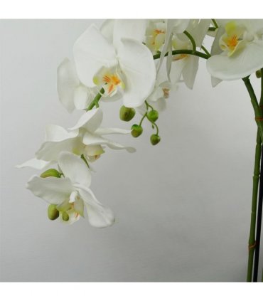 150cm Giant White Orchid Plant Artificial 189 flowers REAL TOUCH