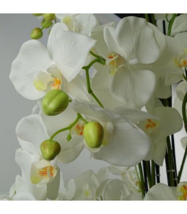 150cm Giant White Orchid Plant Artificial 189 flowers REAL TOUCH