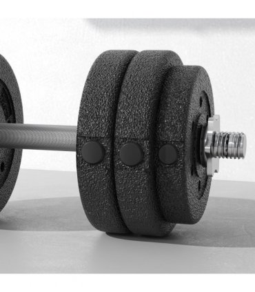HOMCOM 30KG Adjustable Dumbbells Weight Set Hand Weight for Body Fitness
