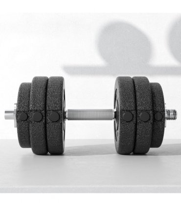 HOMCOM 30KG Adjustable Dumbbells Weight Set Hand Weight for Body Fitness