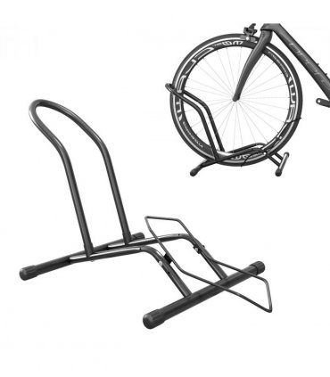 SPORTNOW Bike Stand Bicycle Storage Rack for Indoor Garages Flat Use