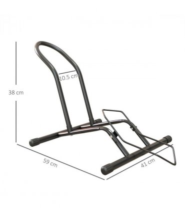 SPORTNOW Bike Stand Bicycle Storage Rack for Indoor Garages Flat Use