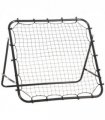 HOMCOM Rebounder Net Goal for Kids Adults Baseball Football Training Black