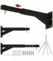 SPORTNOW 5-Length Adjustable Punch Bag Bracket for Boxing Punching Training