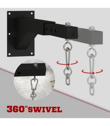 SPORTNOW 5-Length Adjustable Punch Bag Bracket for Boxing Punching Training