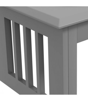 PawHut Raised Dog Bowls Pet Feeder Raised Elevated Stainless Steel Food Grey