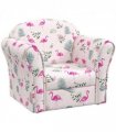 AIYAPLAY Kids Sofa Chair with Flamingo Design for Bedroom, Playroom, Pink