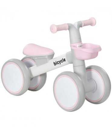 AIYAPLAY Kids Balance Bike for 1-3 Years Old with Adjustable Seat, Pink