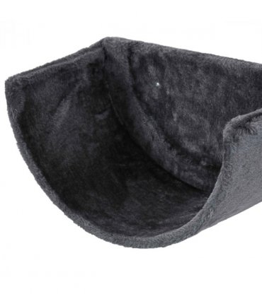 PawHut 4PCs Wall Mounted Cat Tree Cat Wall Shelves W/ Scratching Post Dark Grey
