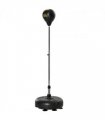 HOMCOM Punching Bag with Stand Boxing Bag Set with Adjustable Height Black, Gold