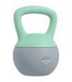 SPORTNOW 6KG Kettlebell with Soft Body and Non-Slip Handle, Grey and Green