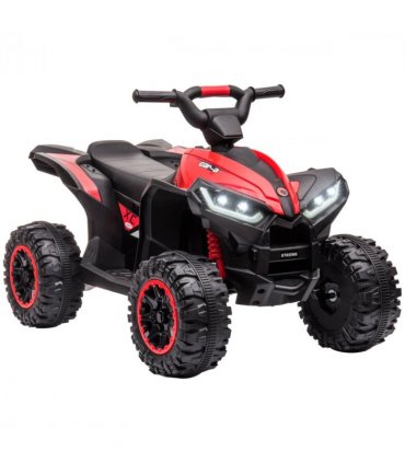HOMCOM 12V Electric Quad Bikes for Kids Ride On Car ATV Toy for 3-5 Years Red