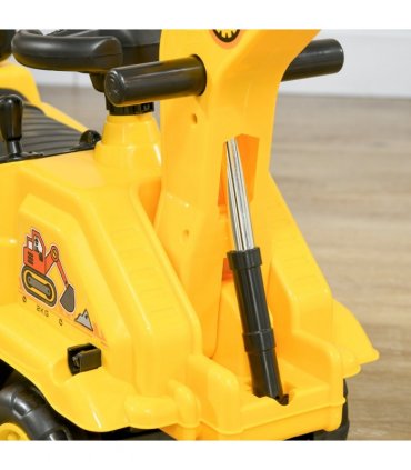 HOMCOM 2 in 1 Kids Ride On Tractor with Bucke, for 1.5-4 Years Old, NO POWER