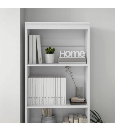 HOMCOM 180cm Tall Bookshelf Free Standing Storage Shelf Unit with Storage White