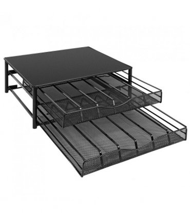 Vinsani Black Coffee Pod Double Drawer 1010402