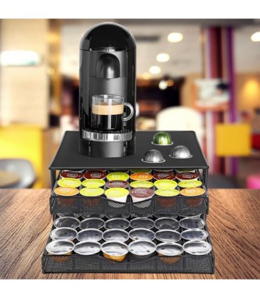Vinsani Black Coffee Pod Double Drawer 1010402
