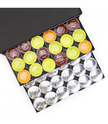 Vinsani Black Coffee Pod Double Drawer 1010402