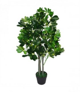 95cm Umbrella Tree Dark Green Artificial Ficus Plant