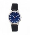 Ravel Ladies Classic Blue Dial Black Leather Strap Watch R0105.52.2