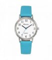 Ravel Ladies Classic Big White Dial Light Blue Leather Strap Watch R0140.16.1